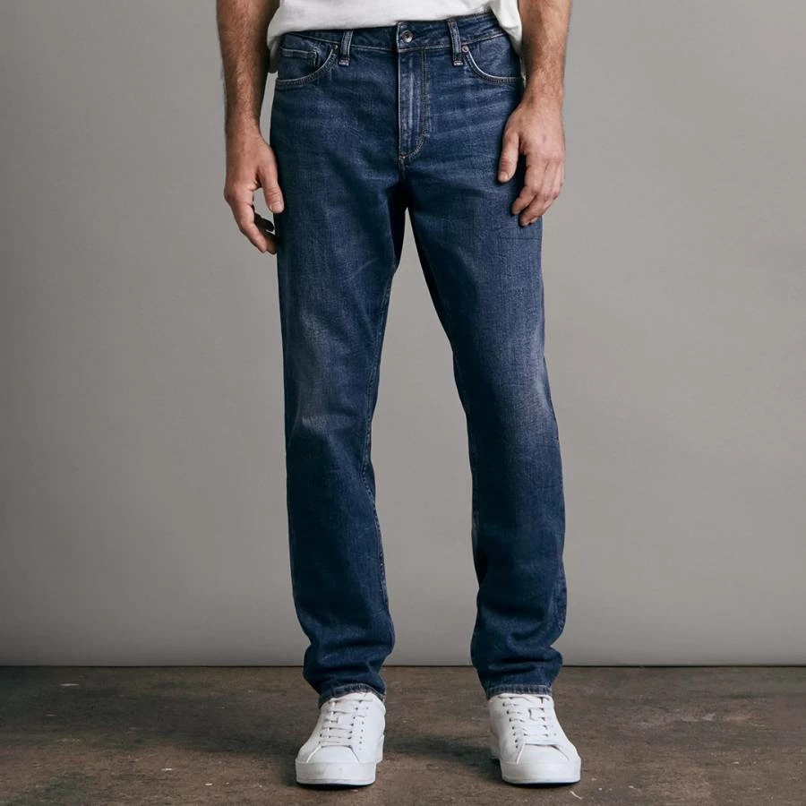 Rag & Bone Indigo Wash Authentic Stretch Straight Fit Jeans 3 Rag & Bone Indigo Wash Authentic Stretch Straight Fit Jeans