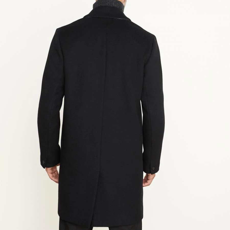 Vince Navy Classic Wool Blend Coat 4 Vince Navy Classic Wool Blend Coat - Image 2