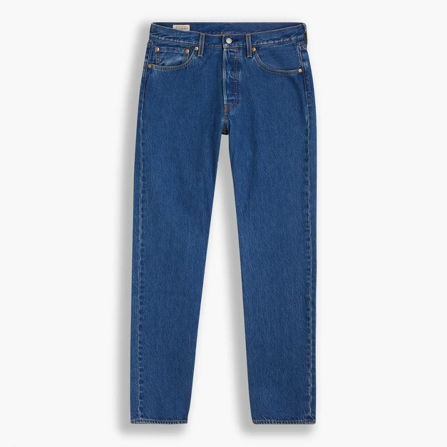 Levi's Mid Blue 501® Tapered Leg Stretch Jeans 5 Levi's Mid Blue 501® Tapered Leg Stretch Jeans - Image 3