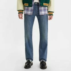 Levi's Medium Indigo 501® Tapered Leg Stretch Jeans