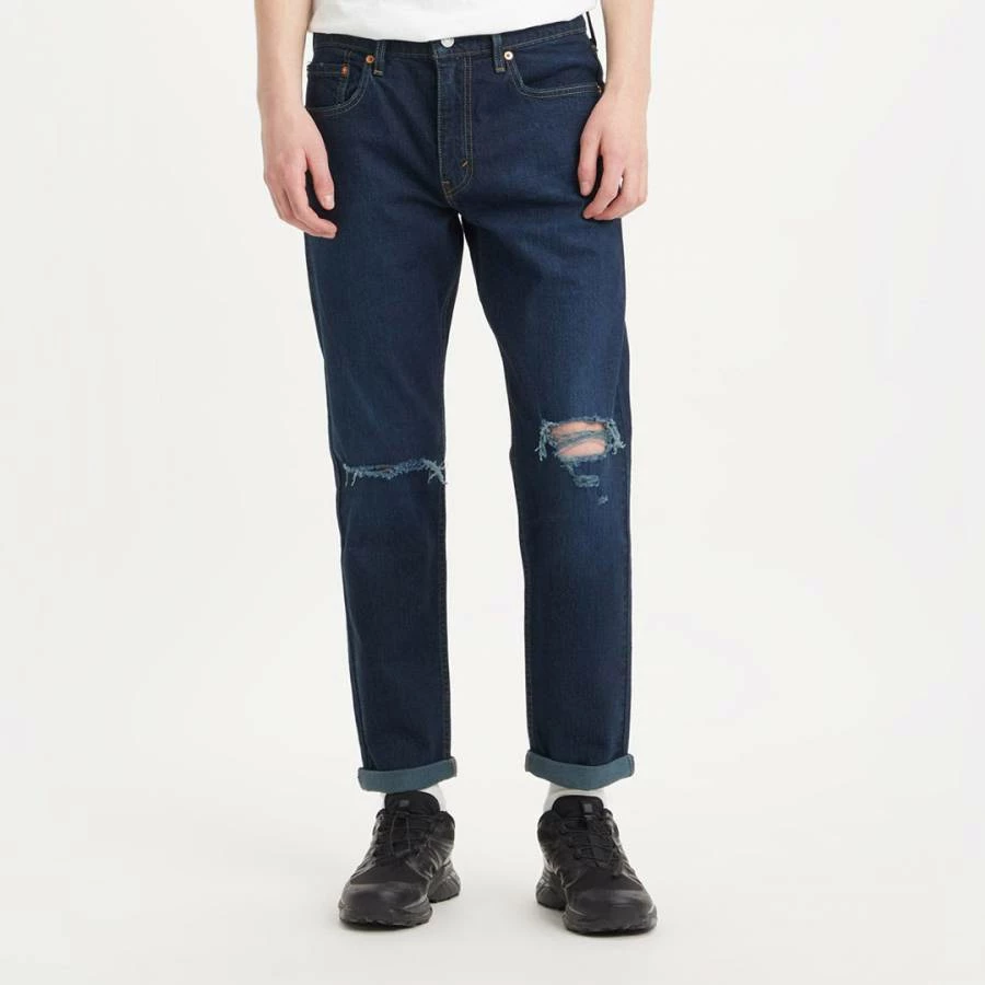 Levi's Indigo 502™ Distressed Slim Stretch Jeans 3 Levi's Indigo 502™ Distressed Slim Stretch Jeans