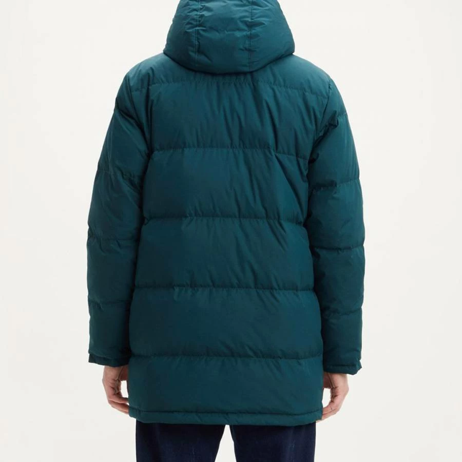 Levi's Teal Green Mid Puffer Parka Jacket 4 Levi's Teal Green Mid Puffer Parka Jacket - Image 2