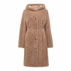 Unreal Fur Taupe Faux Fur Teddy Jacket -JacketsSale Sales 18167429 4