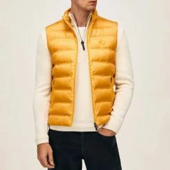 Hackett London Yellow Padded Gilet