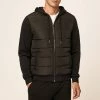 Hackett London Black Quilted Full Zip Jacket 2 Hackett London Black Quilted Full Zip Jacket -JacketsSale Sales 18170279 1