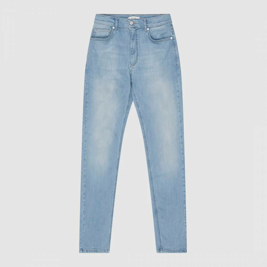 Reiss Light Blue Super Skinny Stretch Jeans 6 Reiss Light Blue Super Skinny Stretch Jeans - Image 4