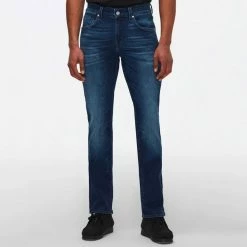 7 For All Mankind Dark Blue Slimmy Comfort Stretch Jeans