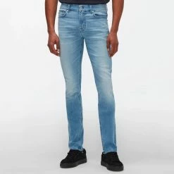 7 For All Mankind Blue Wash Ronnie Stretch Jeans