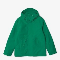 Lacoste Green Straight Hooded Jacket 7 Lacoste Green Straight Hooded Jacket -JacketsSale Sales 18195066 3