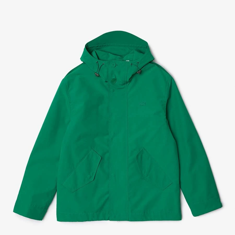 Lacoste Green Straight Hooded Jacket 5 Lacoste Green Straight Hooded Jacket - Image 3