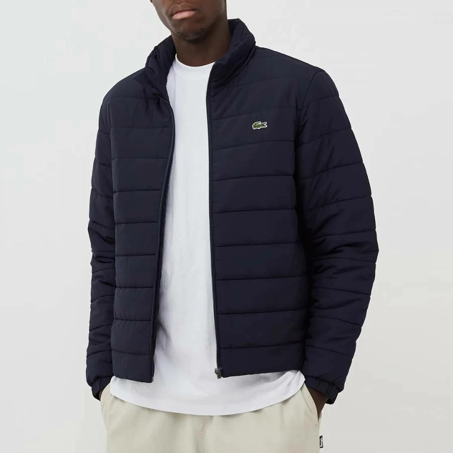 Lacoste Navy Quilted Puffer Jacket 3 Lacoste Navy Quilted Puffer Jacket