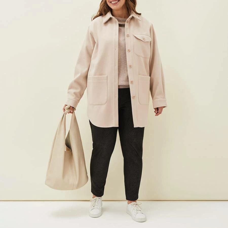 Phase Eight Soft Pink Jessica Button Through Shacket 5 Phase Eight Soft Pink Jessica Button Through Shacket - Image 3