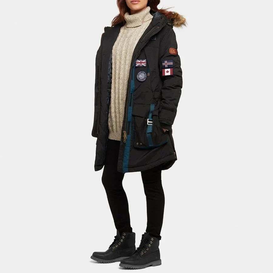 Gandys Womens Black Polar Waterproof Padded Jacket 4 Gandys Womens Black Polar Waterproof Padded Jacket - Image 2