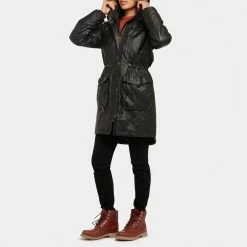 Gandys Womens Black Blizzard Parka Jacket