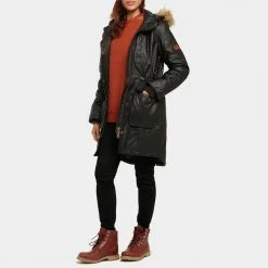 Gandys Womens Black Blizzard Parka Jacket -JacketsSale Sales 18197182 3
