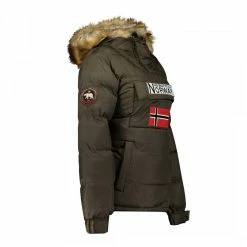 GEOGRAPHICAL NORWAY Khaki Padded Pull Over Jacket -JacketsSale Sales 18200576 3