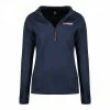 GEOGRAPHICAL NORWAY Navy 1/4 Zip Sweatshirt