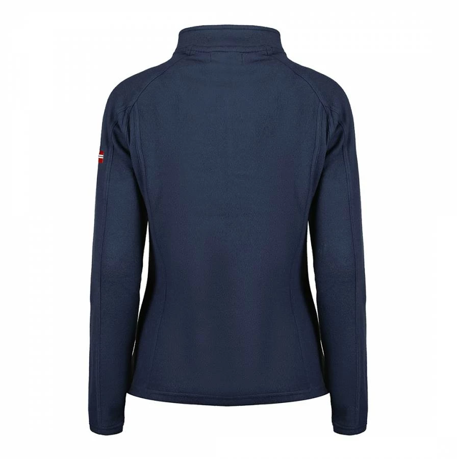 GEOGRAPHICAL NORWAY Navy 1/4 Zip Sweatshirt 4 GEOGRAPHICAL NORWAY Navy 1/4 Zip Sweatshirt - Image 2