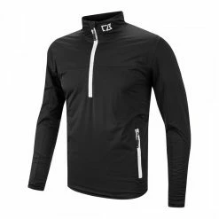 Cutter & Buck Black 1/4 Zip Waterproof Jacket