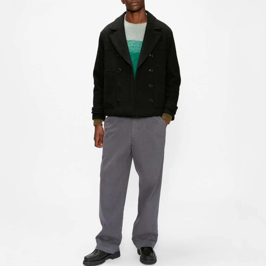 Ted Baker Navy Atllas Wool Blend Jacket 6 Ted Baker Navy Atllas Wool Blend Jacket - Image 4