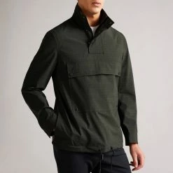 Ted Baker Khaki Dafen Overhead Jacket