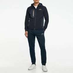 Hackett London Navy AMR Cotton Blend Hooded Jacket -JacketsSale Sales 18211900 3