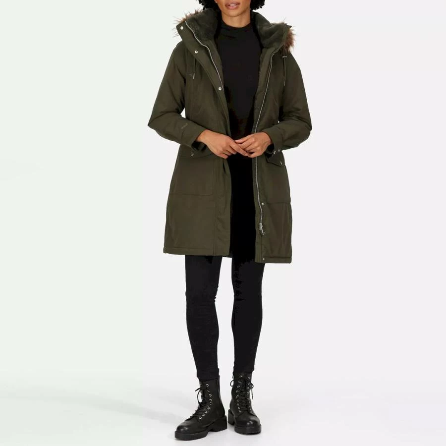 Regatta Dark Khaki Waterproof Insulated Jacket 5 Regatta Dark Khaki Waterproof Insulated Jacket - Image 3