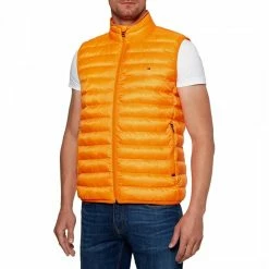Tommy Hilfiger Orange Packable Quilted Gilet