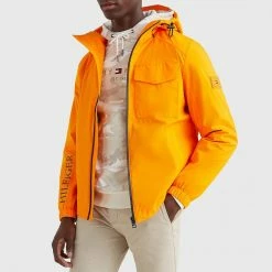 Tommy Hilfiger Orange Tech Hooded Jacket