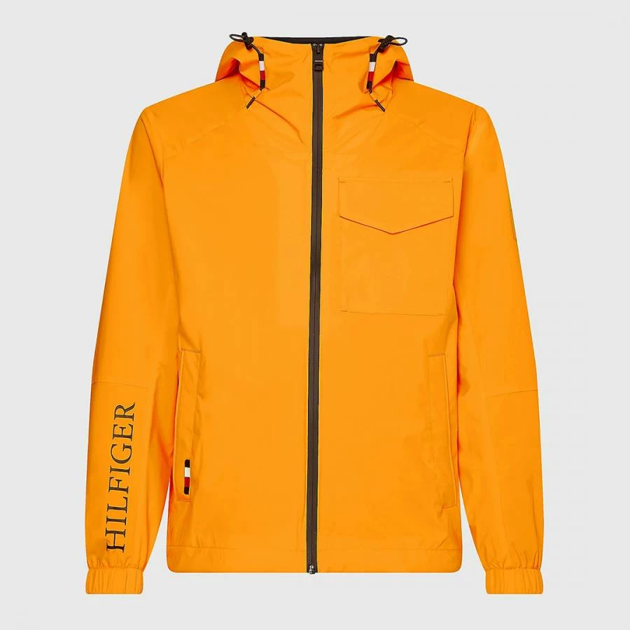 Tommy Hilfiger Orange Tech Hooded Jacket 5 Tommy Hilfiger Orange Tech Hooded Jacket - Image 4