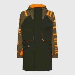 Tommy Hilfiger Green Contrast Detail Parka Coat 9 Tommy Hilfiger Green Contrast Detail Parka Coat -JacketsSale Sales 18220687 4