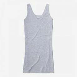 Derek Rose Grey Ethan 1 V-Neck Sleep Tee
