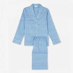 Derek Rose Blue Nelson 87 Pj Set