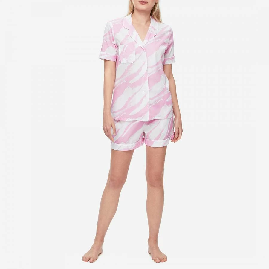 Derek Rose Pink Ledbury 38 Cami & Short Set 4 Derek Rose Pink Ledbury 38 Cami & Short Set - Image 2