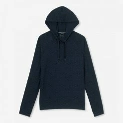 Derek Rose Navy London Hoodie