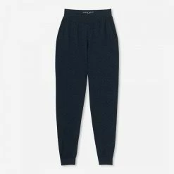 Derek Rose Navy London Trousers