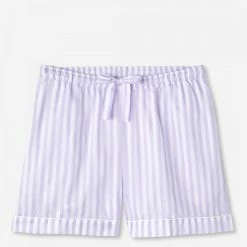 Derek Rose Lilac Capri Lounge Shorts