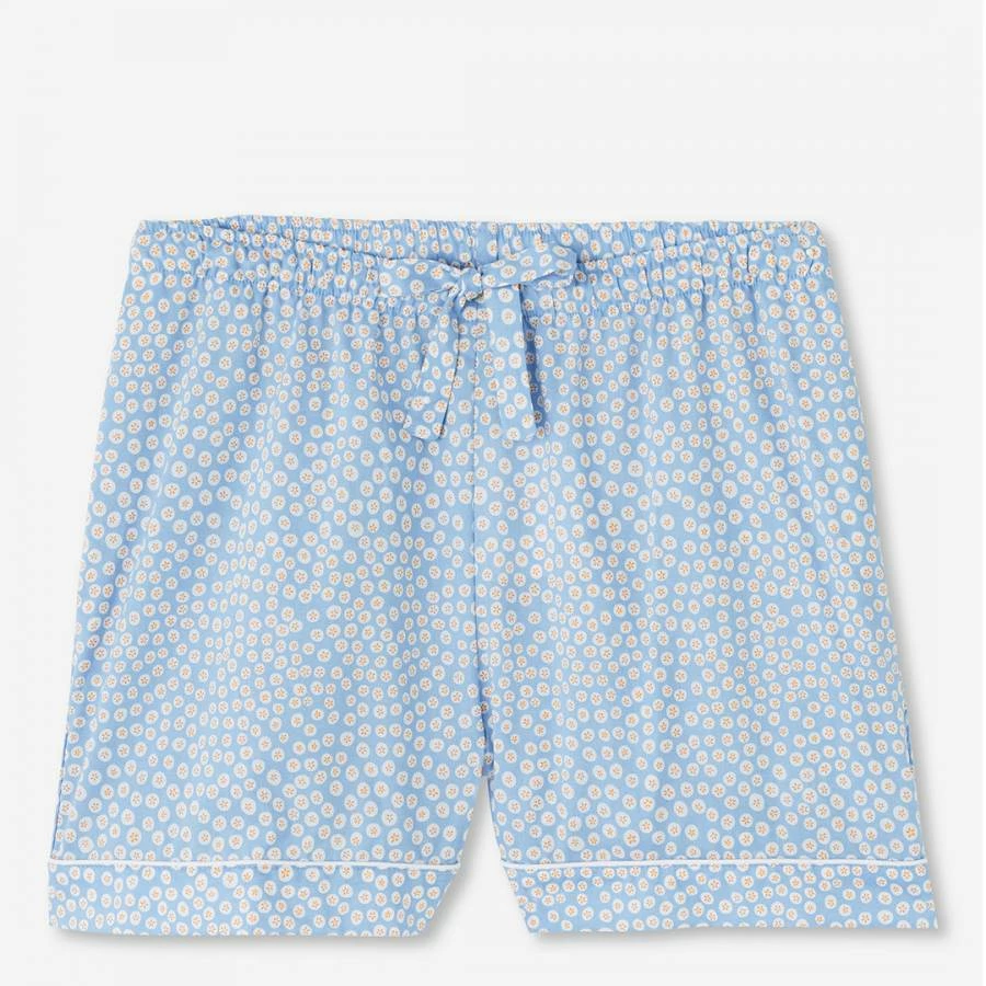 Derek Rose Blue Nelson Lounge Shorts 3 Derek Rose Blue Nelson Lounge Shorts