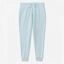 Derek Rose Blue Quinn Cotton Modal Stretch Sweatpants