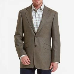Schöffel Grey Belgrave Tweed Suit Jacket