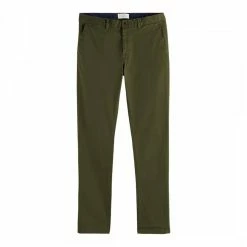 Scotch & Soda Green Stretch Slim Fit Cotton Chinos 9 Scotch & Soda Green Stretch Slim Fit Cotton Chinos -JacketsSale Sales 18247231 4