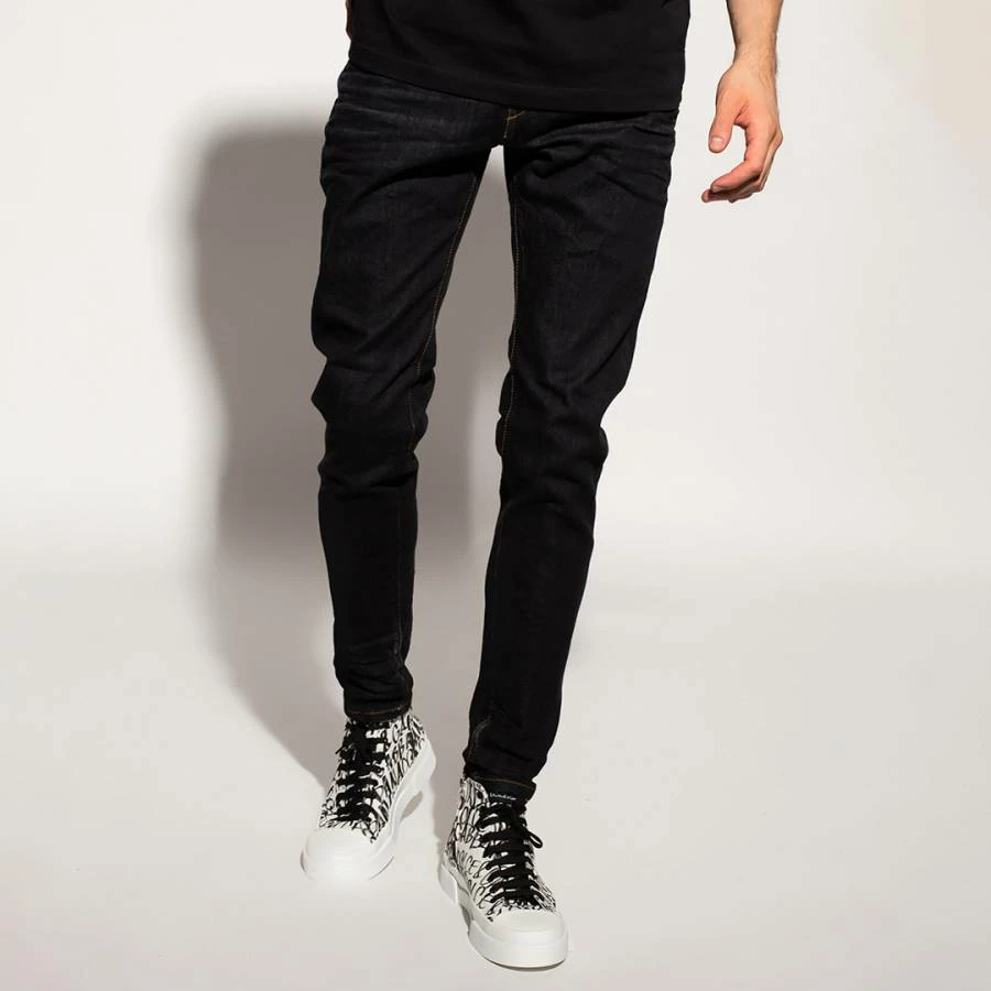 Diesel Black D-Fining Stretch Jeans 3 Diesel Black D-Fining Stretch Jeans