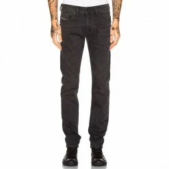 Diesel Black Thommer Stretch Jeans