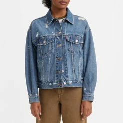 Levi's Blue 90s Denim Trucker Jacket