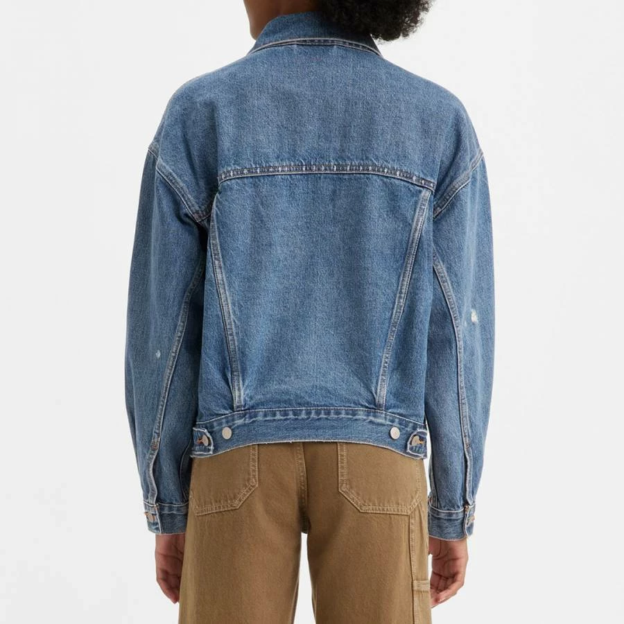 Levi's Blue 90s Denim Trucker Jacket 4 Levi's Blue 90s Denim Trucker Jacket - Image 2