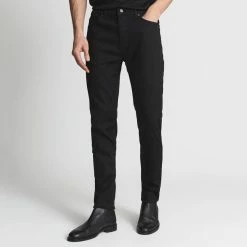 Reiss Black Rufus Slim Trousers