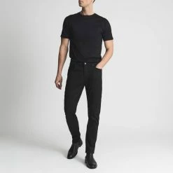 Reiss Black Rufus Slim Trousers -JacketsSale Sales 18264518 3