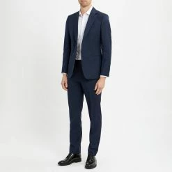 Reiss Navy Field Wool Blend Suit Jacket -JacketsSale Sales 18264607 3