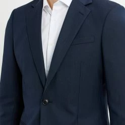 Reiss Navy Field Wool Blend Suit Jacket -JacketsSale Sales 18264607 4