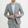 Reiss Grey Field Wool Blend Suit Jacket